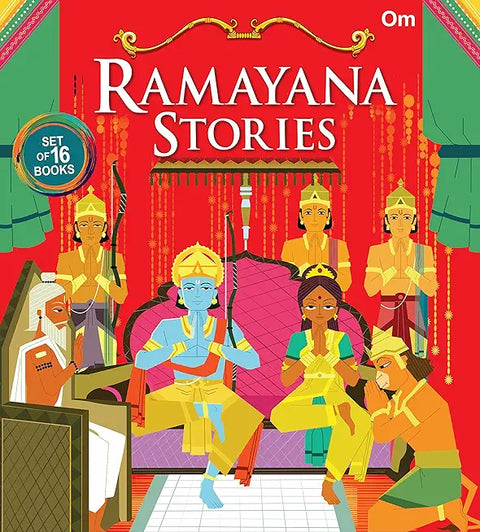 Story Books : Ramayana stories for children -16 books in a Box (Indian Mythology for Children)