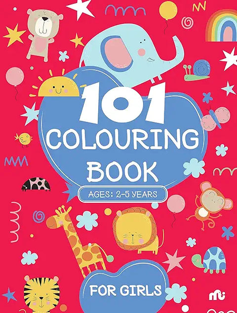 101 Colouring Book for Girls